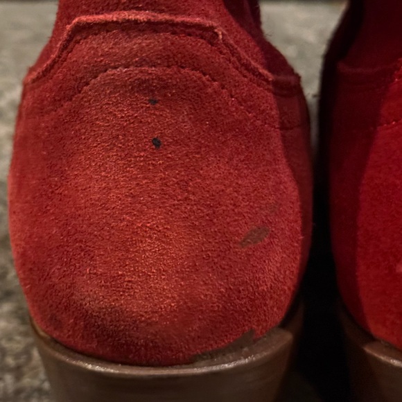 DINGO women’s TUMBLEWEED LEATHER BOOTIE STYLE DI561RED - Picture 5 of 15